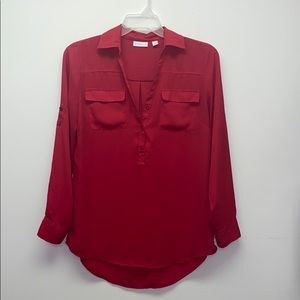 ♦️New York & Company♦️ Red Blouse